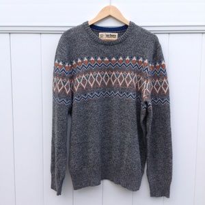 Urban Pipeline fair isle sweater sz L